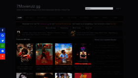 What 7movierulz.gg website looked like in 2022 (1 year ago)