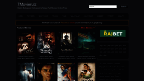 What 7movierulz.rocks website looked like in 2022 (1 year ago)