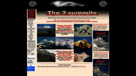What 7summits.com website looked like in 2023 (1 year ago)