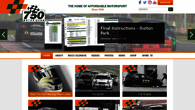 What 750mc.co.uk website looked like in 2023 (2 years ago)