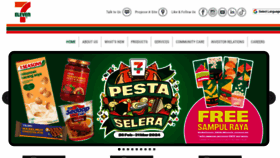 What 7eleven.com.my website looks like in 2024 