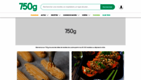 What 750g.com website looks like in 2024 