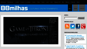 What 88milhas.com.br website looked like in 2013 (10 years ago)