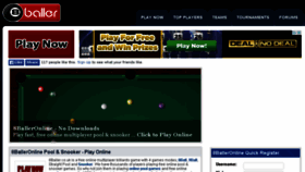 What 8baller.co.uk website looked like in 2015 (10 years ago)