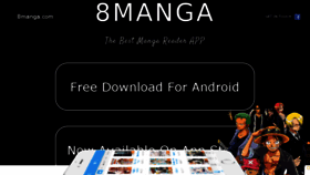 What 8manga.com website looked like in 2015 (8 years ago)