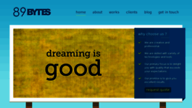 What 89bytes.com website looked like in 2016 (8 years ago)