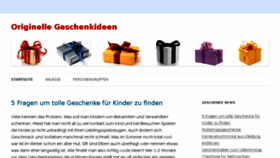 What 800geschenkideen.de website looked like in 2016 (7 years ago)