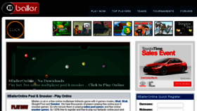 What 8baller.co.uk website looked like in 2016 (9 years ago)