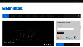 What 88milhas.com.br website looked like in 2016 (7 years ago)