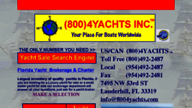 What 8004yachts.com website looked like in 2016 (7 years ago)