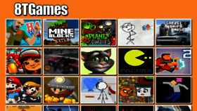 What 8tgames.com website looked like in 2017 (7 years ago)