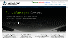 What 800hosting.com website looked like in 2017 (6 years ago)