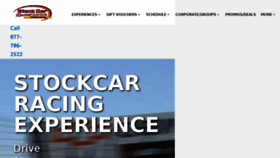 What 877stockcar.com website looked like in 2017 (6 years ago)