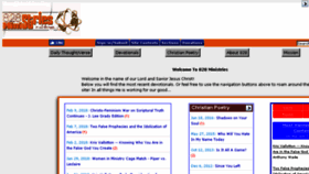 What 828ministries.com website looked like in 2018 (6 years ago)