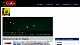 What 8baller.co.uk website looked like in 2018 (7 years ago)