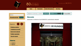 What 80mundos.com website looked like in 2018 (5 years ago)