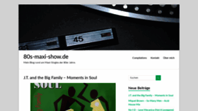 What 80s-maxi-show.de website looked like in 2019 (4 years ago)
