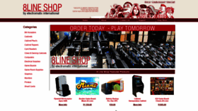 What 8lineshop.com website looked like in 2019 (4 years ago)