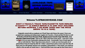 What 8trackavenue.com website looked like in 2019 (4 years ago)