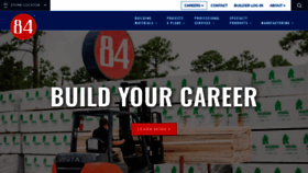 What 84lumber.com website looked like in 2019 (4 years ago)