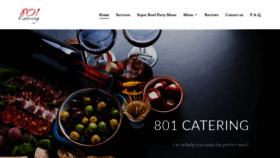 What 801catering.com website looked like in 2020 (4 years ago)