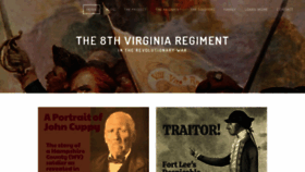 What 8thvirginia.com website looked like in 2020 (4 years ago)
