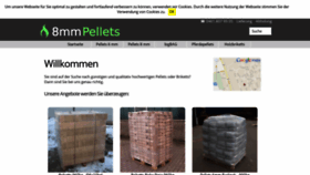What 8mmpellets.de website looked like in 2020 (5 years ago)