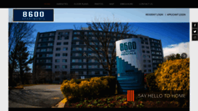 What 8600apts.com website looked like in 2020 (4 years ago)