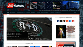 What 800noticias.com website looked like in 2020 (3 years ago)