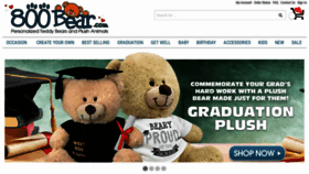 What 800bear.com website looked like in 2020 (3 years ago)