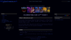 What 80scartoons.net website looked like in 2020 (3 years ago)