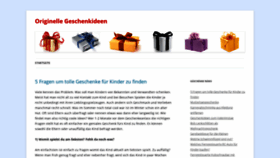 What 800geschenkideen.de website looked like in 2020 (3 years ago)