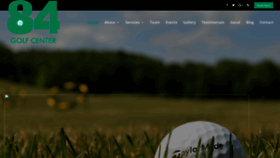 What 84golfcenter.com website looked like in 2020 (3 years ago)