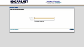 What 800cars.net website looked like in 2020 (3 years ago)