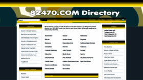 What 82470.com website looked like in 2021 (3 years ago)