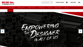 What 8020.net website looked like in 2021 (4 years ago)