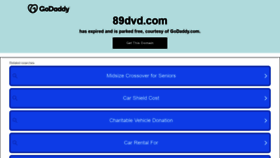 What 89dvd.com website looked like in 2021 (2 years ago)
