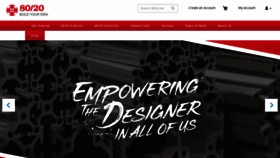 What 8020.net website looked like in 2022 (3 years ago)
