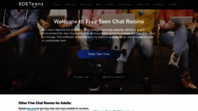 What 808chat.org website looked like in 2022 (1 year ago)