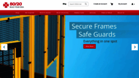 What 8020.net website looked like in 2023 (2 years ago)
