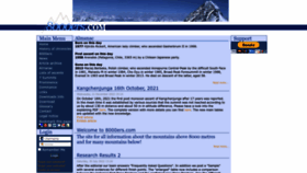 What 8000ers.com website looked like in 2023 (1 year ago)