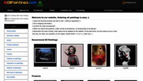 What 86oilpaintings.com website looked like in 2023 (1 year ago)