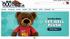 What 800bear.com website looked like in 2023 (1 year ago)