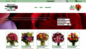 What 800florals.com website looked like in 2023 (This year)