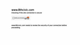 What 8thcivic.com website looked like in 2023 (This year)