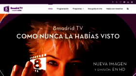 What 8madrid.tv website looked like in 2023 (This year)