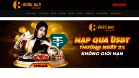 What 888b.pub website looked like in 2023 (1 year ago)