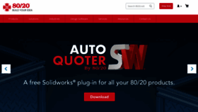 What 8020.net website looked like in 2024 (1 year ago)