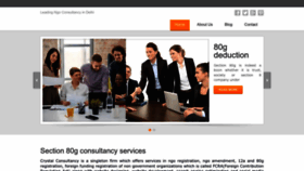What 80g.co.in website looked like in 2024 (1 year ago)