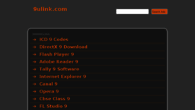 What 9ulink.com website looked like in 2013 (10 years ago)